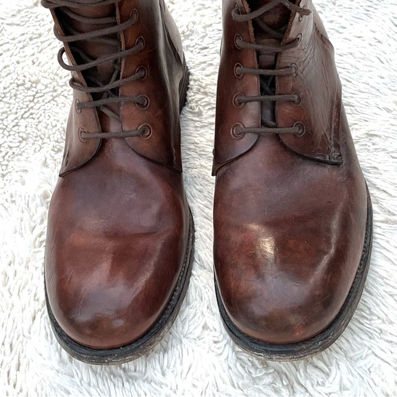 Officine Creative Mens Leather Lace Up Boots Made In Italy Sz 43, 10 US - Picture 5 of 11